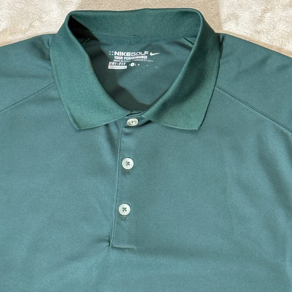 Nike Golf Tour Performance Dri-FIT Polo Shirt Mens Small Green 509167-330